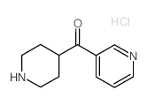 piperidin-4-yl(pyridin-3-yl)methanone,hydrochloride Structure