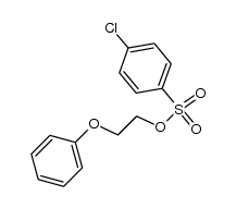 4-chloro-benzenesulfonic acid-(2-phenoxy-ethyl ester)结构式