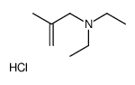 N,N-diethyl-2-methylprop-2-en-1-amine,hydrochloride结构式