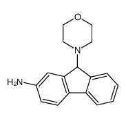 9-morpholin-4-yl-fluoren-2-ylamine结构式