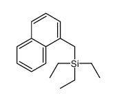 triethyl(naphthalen-1-ylmethyl)silane结构式