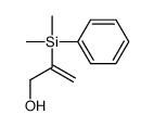 2-[dimethyl(phenyl)silyl]prop-2-en-1-ol结构式