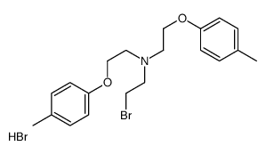 N-(2-bromoethyl)-2-(4-methylphenoxy)-N-[2-(4-methylphenoxy)ethyl]ethanamine,hydrobromide结构式