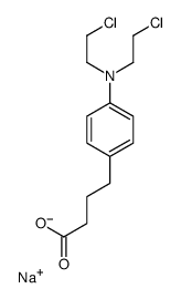 Chlorambucil sodium salt结构式