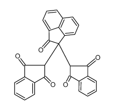 2,2-bis-(1,3-dioxo-indan-2-yl)-acenaphthen-1-one结构式