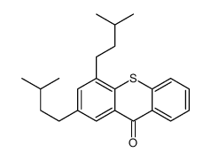 2,4-bis(3-methylbutyl)thioxanthen-9-one结构式