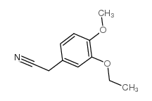 3-乙氧基-4-甲氧基苯乙腈结构式