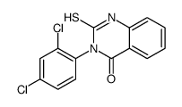 3-(2,4-dichlorophenyl)-2-sulfanylidene-1H-quinazolin-4-one结构式