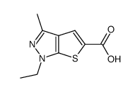 1-ethyl-3-methyl-1H-thieno[2,3-c]pyrazol-5-carboxylic acid Structure