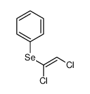 1,2-dichloroethenylselanylbenzene Structure