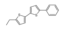 2-ethyl-5-(5-phenylthiophen-2-yl)thiophene Structure