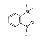 (o-(dichloroboryl)phenyl)trimethylsilane Structure