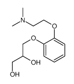3-[2-[2-(dimethylamino)ethoxy]phenoxy]propane-1,2-diol结构式