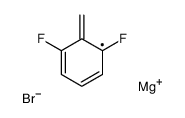 2,6-DifluorobenzylMagnesium bromide, 0.25M in 2-MeTHF structure