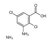ammonium 3-amino-2,5-dichlorobenzoate structure