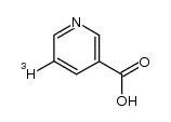 <5-3H>-nicotinic acid结构式