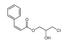 (3-chloro-2-hydroxypropyl) 3-phenylprop-2-enoate结构式