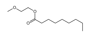 2-methoxyethyl nonanoate结构式