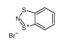 1,3,2-benzodithiazol-3-ium,bromide Structure