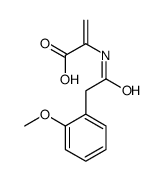 2-[[2-(2-methoxyphenyl)acetyl]amino]prop-2-enoic acid结构式