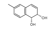 (1R,2S)-6-methyl-1,2-dihydronaphthalene-1,2-diol Structure