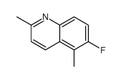 6-fluoro-2,5-dimethylquinoline Structure
