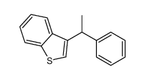 3-(1-phenylethyl)-1-benzothiophene Structure