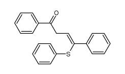 1,4-diphenyl-4-(phenylthio)but-3-en-1-one Structure