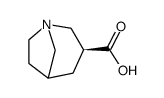 1-Azabicyclo[3.2.1]octane-3-carboxylicacid,exo-(9CI) Structure