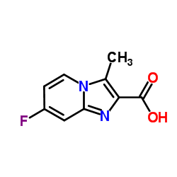 7-Fluoro-3-methylimidazo[1,2-a]pyridine-2-carboxylic acid Structure