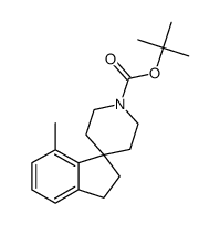 tert-Butyl7-methyl-2,3-dihydrospiro[indene-1,4'-piperidine]-1'-carboxylate Structure