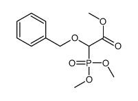 methyl 2-dimethoxyphosphoryl-2-phenylmethoxyacetate Structure