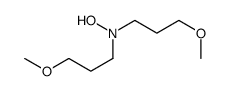 N,N-bis(3-methoxypropyl)hydroxylamine Structure
