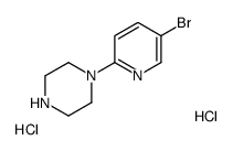 1-(5-Bromo-2-pyridinyl)piperazine dihydrochloride结构式