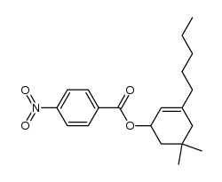 5,5-dimethyl-3-pentyl-2-cyclohexenyl p-nitrobenzoate结构式
