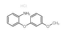 2-(3-Methoxyphenoxy)aniline hydrochloride结构式