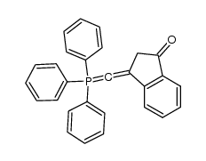 3-[(triphenylphosphoranylidene)methylene]indan-1-one Structure