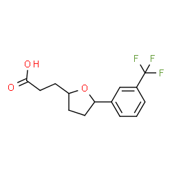 3-[5-(3-TRIFLUOROMETHYL-PHENYL)-TETRAHYDRO-FURAN-2-YL]-PROPIONIC ACID picture