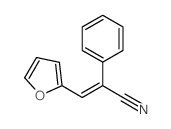 Benzeneacetonitrile, a-(2-furanylmethylene)- Structure