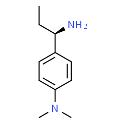 [4-((1R)-1-AMINOPROPYL)PHENYL]DIMETHYLAMINE结构式