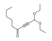 1,1-diethoxynon-2-yn-4-one Structure