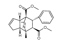 dimethyl 1,4a,7,7a-tetrahydro-1,3-dimethyl-8-phenyl-1,4-ethano-4H-2-pyridine-4,9-dicarboxylate Structure