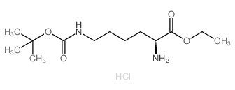 ethyl 6-n-boc-d-lysinate hcl structure