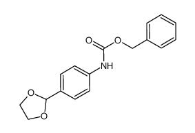 N-Cbz-4-(1,3-dioxolan-2-yl)aniline Structure