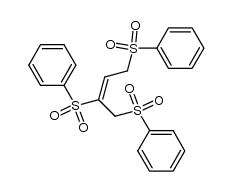 1,2,4-tris(phenylsulfonyl)-2-butene结构式