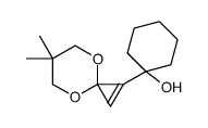 1-(6,6-dimethyl-4,8-dioxaspiro[2.5]oct-1-en-2-yl)cyclohexan-1-ol Structure