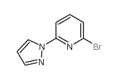 2-Bromo-6-(1H-pyrazol-1-yl)pyridine structure