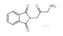 2-(3-Amino-2-oxopropyl)-1H-isoindole-1,3(2H)-dione hydrochloride结构式