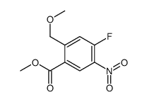 Methyl 4-fluoro-2-(methoxymethyl)-5-nitrobenzoate structure