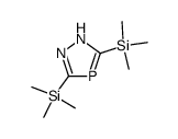 3,5-Bis(trimethylsilyl)-1H-1,2,4-diazaphosphole结构式